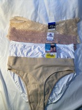 Lot Of 4 Mixed Brand Name Brief Core Lace  Unlaced Panties Solid Womens SZ XL