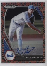 2021 Panini Prizm Draft Picks Snakeskin 3/15 Nick Nastrini #PDP131 Auto xb2