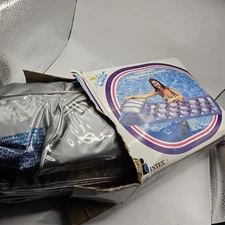 Vintage 1994 Intex The Wet Set Suntanner Lounge 18 Pocket Pool Float 76" x 29"