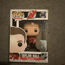 TAYLOR HALL, NEW JERSEY DEVILS, RARE FUNKO 'POP! HOCKEY' VINYL FIGURE #34.