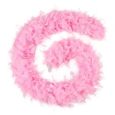 FeelfunFeather Pink Feather Boa - 45g 2 Yards Turkey Boas 2Yards-45g,