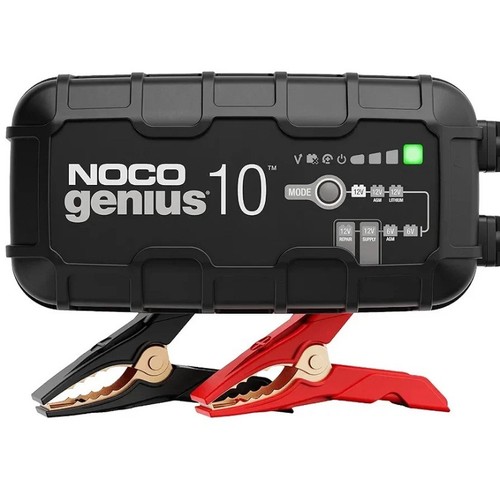 NOCO GENIUS10: 10A 6V/12V Smart Battery Charger – Automatic Maintainer, Trickle