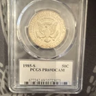 1985-S Kennedy Half Dollar PCGS PR69DCAM Proof Signed Thomas S. Cleveland