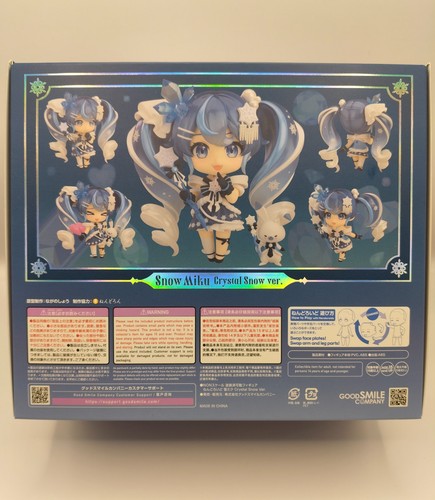 VOCALOID HATSUNE MIKU SNOW MIKU CRYSTAL SNOW VER NENDOROID #2643 FIGURE OFFICIAL - Picture 2 of 8