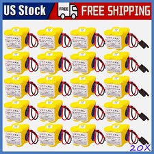   20X BR-2/3AGCT4A 6V PLC Battery For FANUC A98L-0031-0025 CNC Mahine with Plug