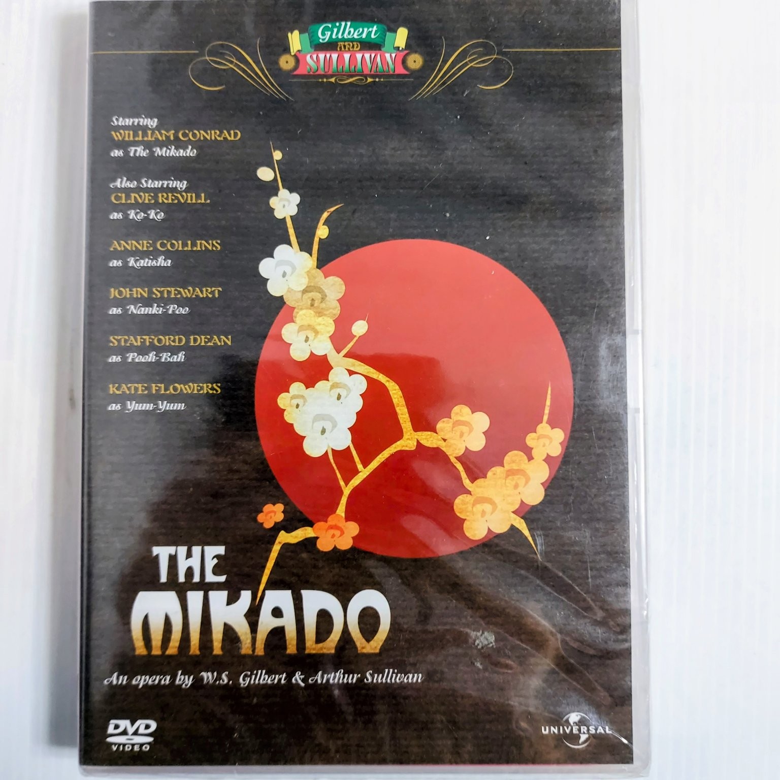 The Mikado DVD 2004 Gilbert & Sullivan Opera William Conrad Clive Revill PAL