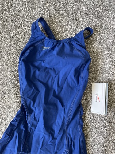 Speedo Women’s Size 26 Kneeskin Open Back Fastskin FS-PRO Blue - Picture 2 of 3