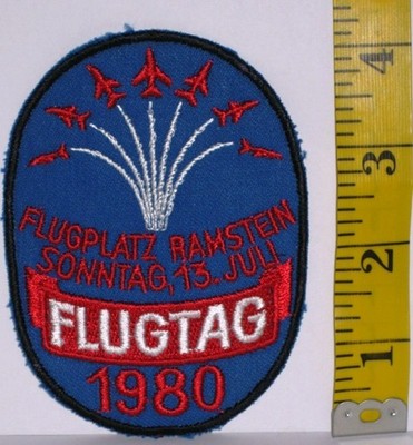 USAF Patch #232 - FLUGTAG 1980 Flugplatz Ramstein Sonntag, 13 Juli (Airshow)