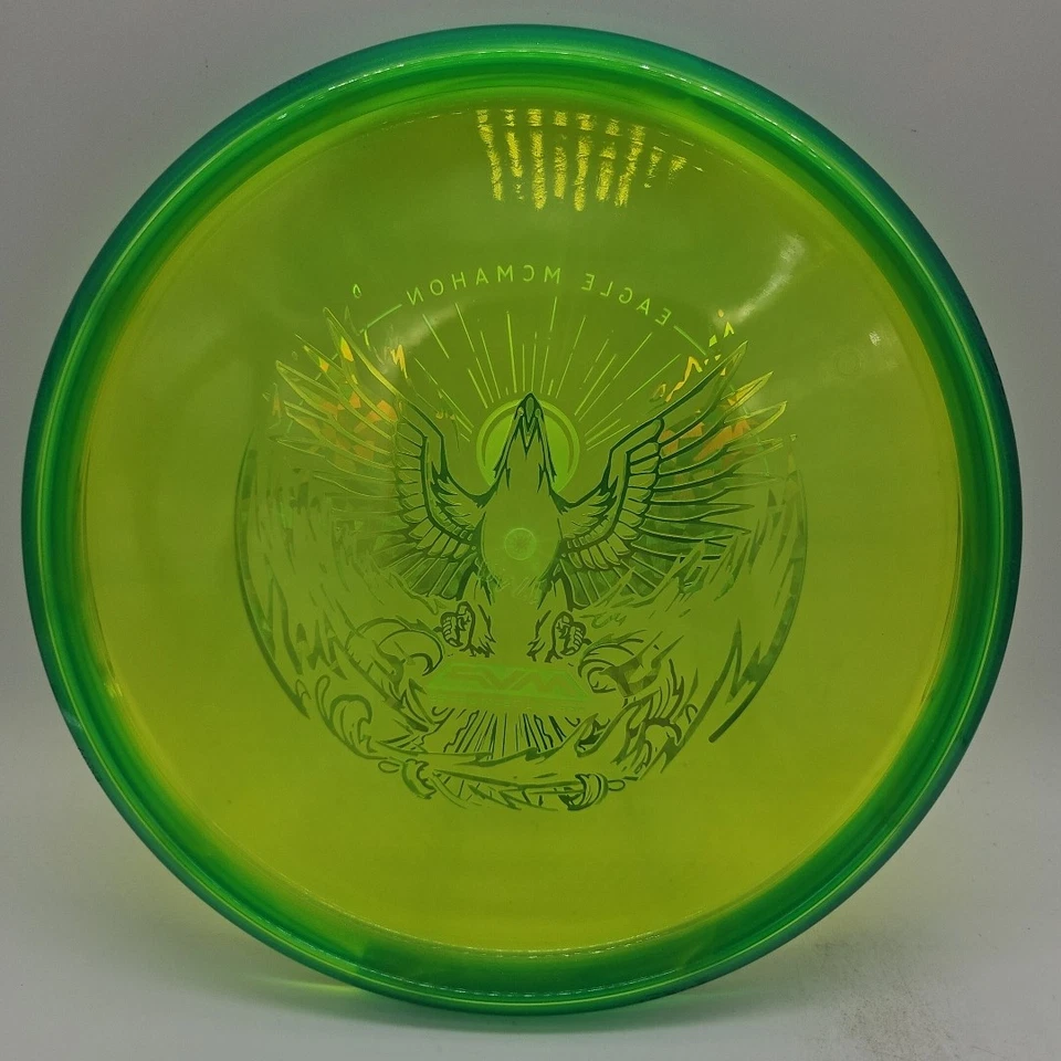 Axiom Discs Prism Proton Envy Eagle McMahon Rebirth Green/Blue Rim  174g - Image 3 of 3