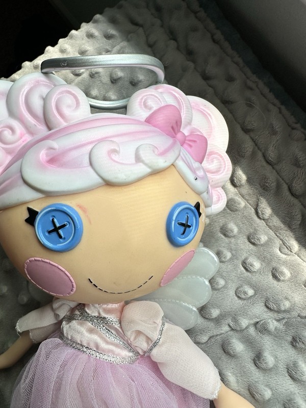 Lalaloopsy Cloud E Sky Doll W/ Wings Halo Pink Dress Shoes 2012 Large 12”