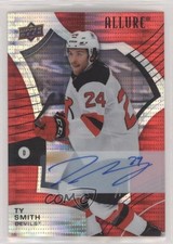 2021-22 Upper Deck Allure Red Rainbow Auto Ty Smith #57 Auto 2v6