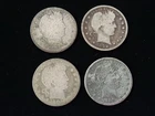 1892, 1898, 1901 & 1908 Barber Silver Quarters Mixed Conditions NICE!