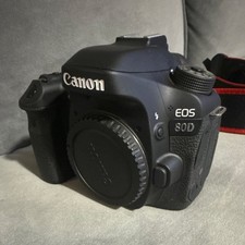 Canon EOS 80D Digital SLR Camera Body Black 24.2 MP Articulating Screen