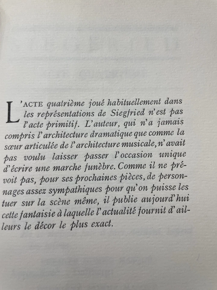 Jean Giraudoux – Fin de Siegfried – 1934 – Édition originale – Tirage de luxe - Photo 3/4