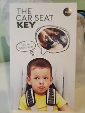 The Car Seat Key Easy CAR SEAT UNBUCKLE Black Made in USA NEW Retail Box D7