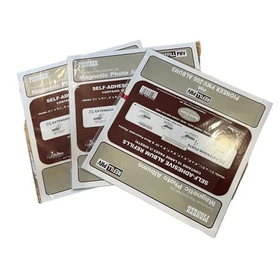 Pioneer Album Refills PMV 206 Lot of 3 Packs 10 Large Pages 5 Sheets - Image 1 of 4