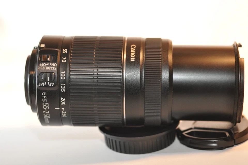 Canon EF-S 55-250mm f/4-5.6 IS lens READ for Digital EOS 90D 80D 70D T8 T7 T5 7D - Image 4 of 4