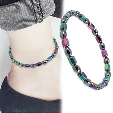 Magnetic Hematite Ankle Bracelet Therapy Arthrity Pain Relief Weight Loss