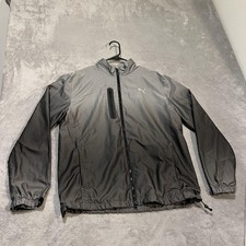 Puma Sportlifestyle Windbreaker Jacket Mens Medium Gray Ombre Full Zip