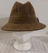Vintage Stetson Fedora Hat Brown Mens Size Medium 7 1/8" Detective Inspector