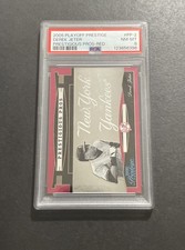 2005 PLAYOFF PRESTIGE PRESTIGIOUS PROS RED DEREK JETER YANKEES SP /700