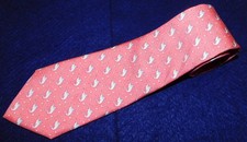 BOY'S VINEYARD VINES MADE IN U.S.A. LIGHT PINK/BLUE/WHITE MARLIN MOTIF TIE.
