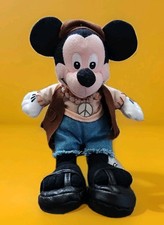RARR Hippie Mickey Mouse Vintage Disney Store Plush Beanie Bean Bag Doll ELNC