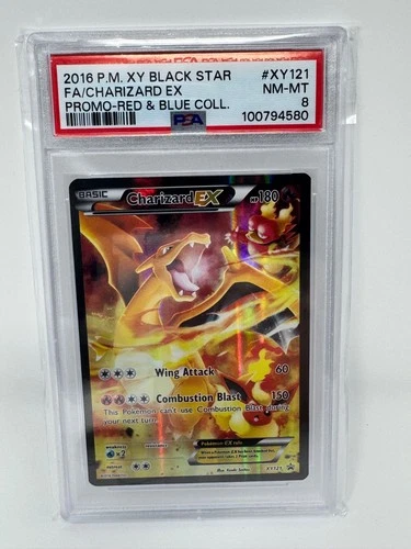 Charizard EX #XY121 Pokemon Promo PSA 8