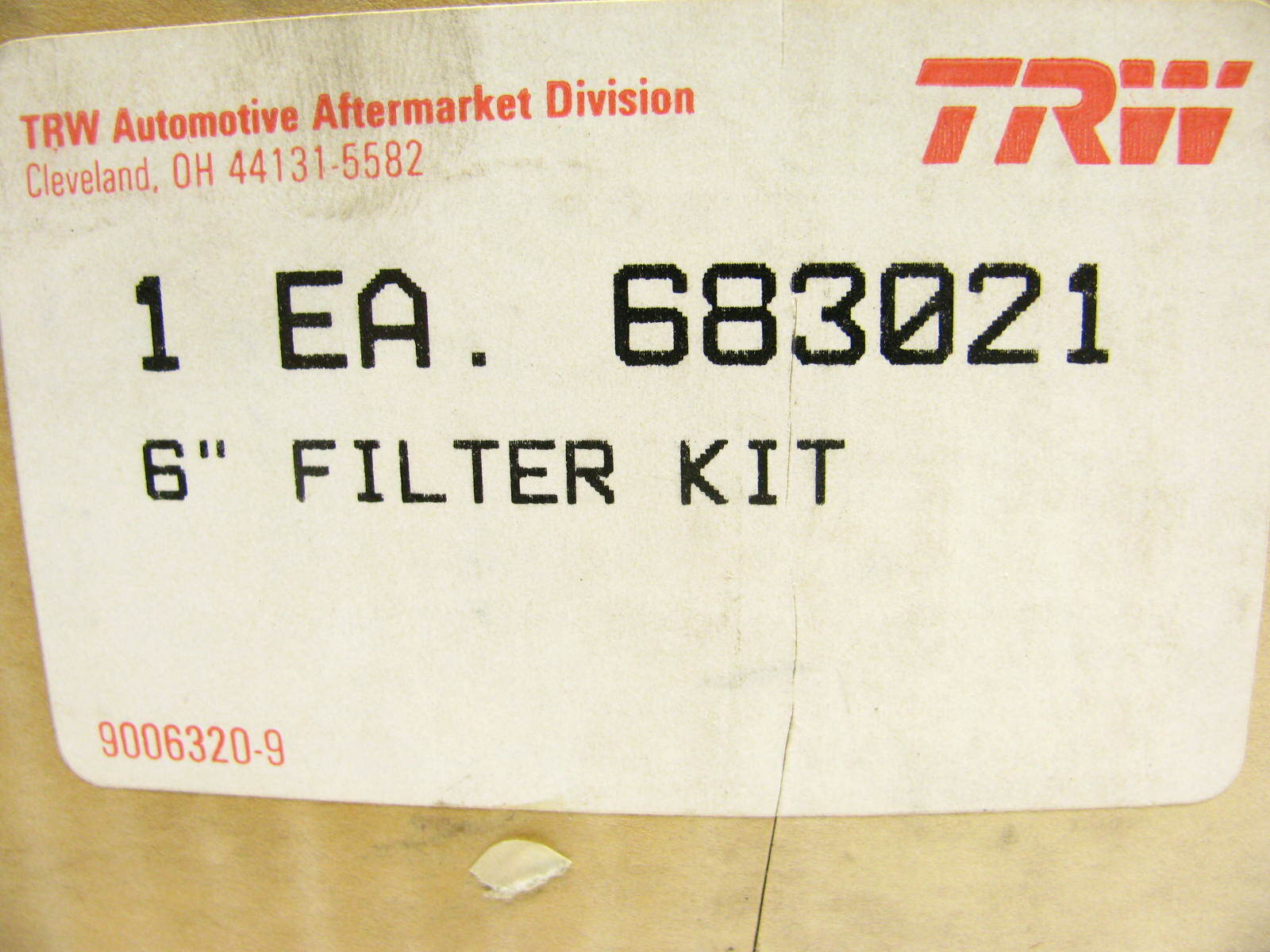 Oberg 600 Cleanable Oil / Fuel Filter Kit W/ Hose Fittings & Hose TRW 683021