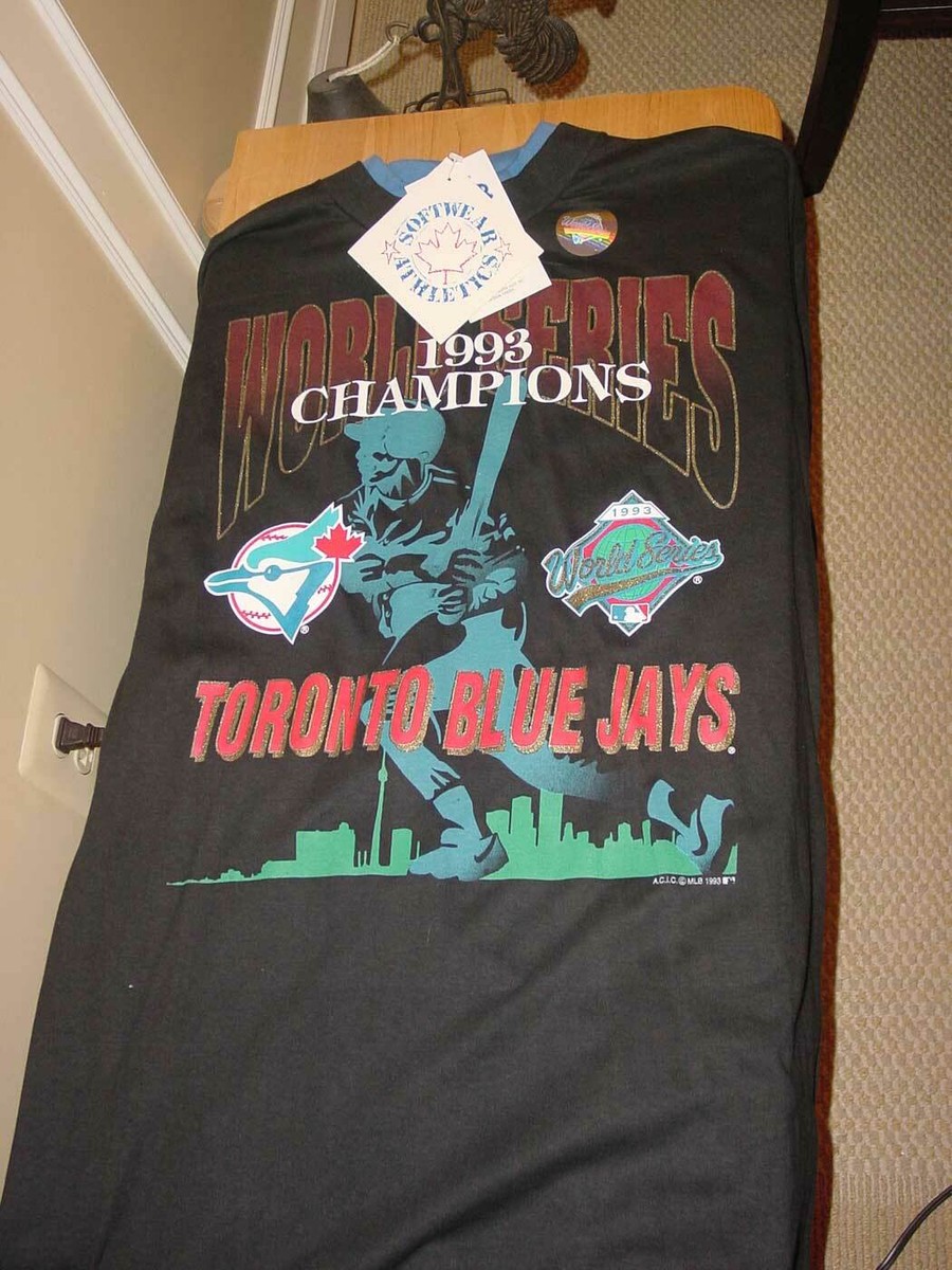 トロント・ブルージェイズ 黄金期 1993年 ワールドチャンピオンＴシャツMLB Vintage 1993 MLB Baseball World Series Championship T-shirt