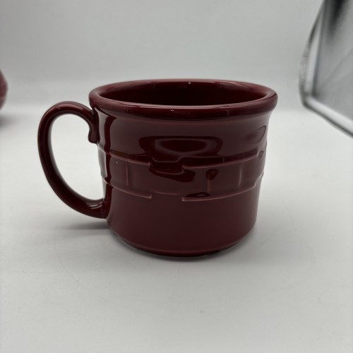 Longaberger Keramik gewebte Traditionen 4-teiliges Set S&P Shaker, Milchkännchen, Suppenbecher - Bild 9 von 18