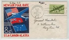 AIRMAIL FIRST DAY ISSUE C26-23 STAEHLE AIR MAIL RATE TO CANADA & ALASKA