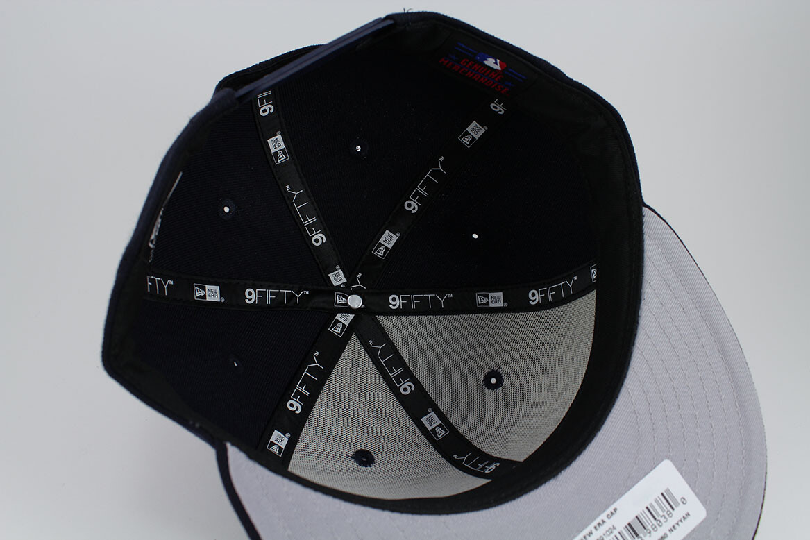 バ 9FIFTY CAP（NVY） New Era Cap Navy Performance Split Panel 9FIFTY Snapback Hat