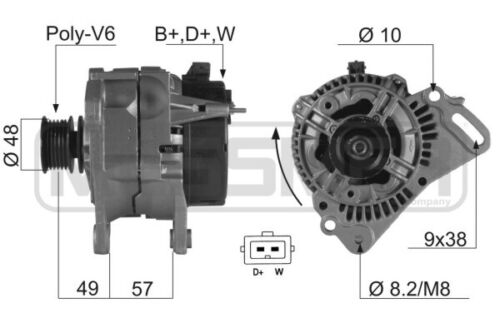 ERA 210030A Generator, Lichtmaschine für VW PASSAT B3/B4 (3A2, 35I) - Bild 1 von 1
