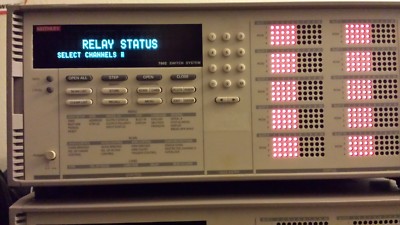 Keithley 7002 Switch System 10 - Slots Mainframe GPIB - No Cards