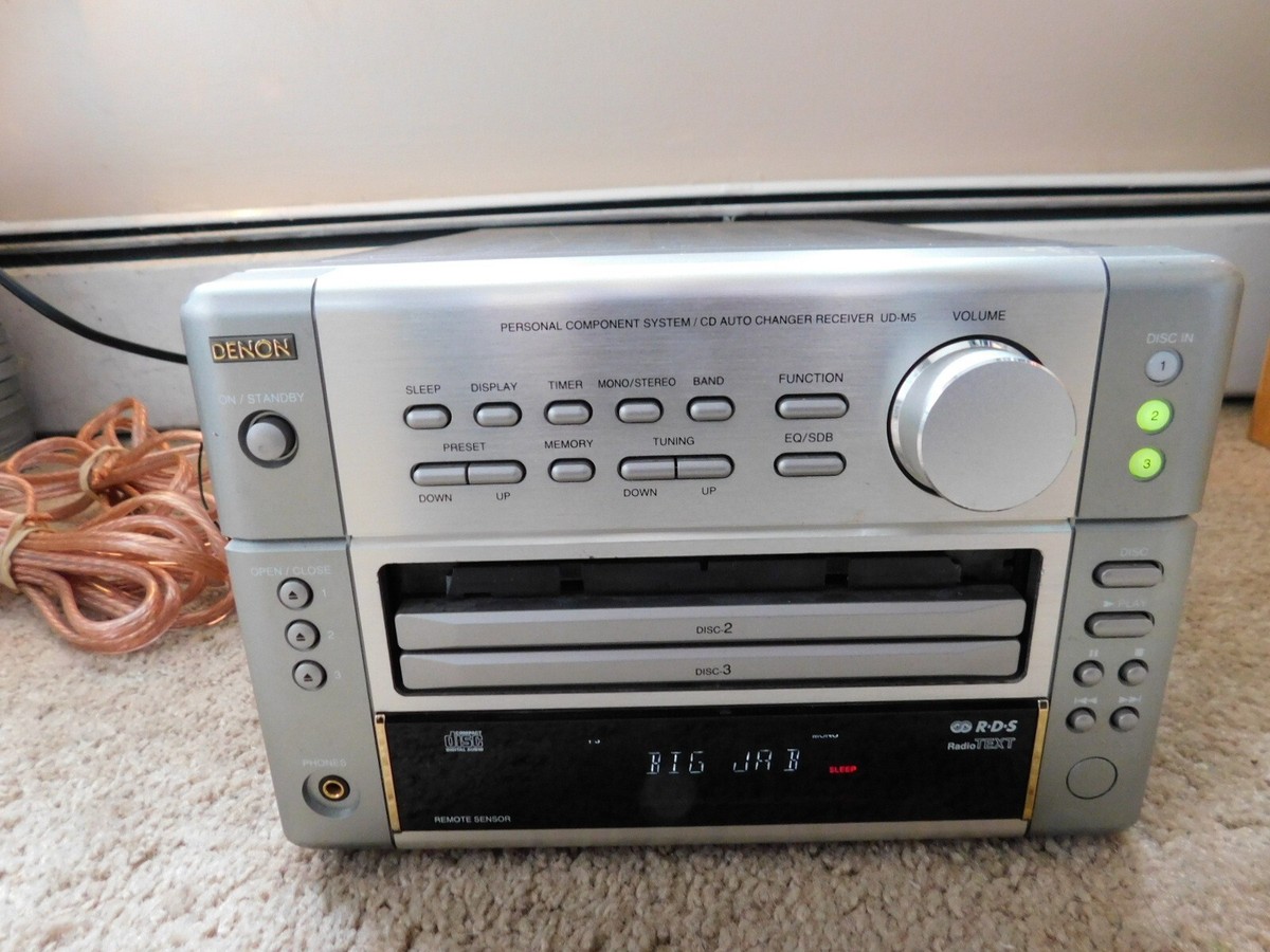 アンプ DENON PERSONAL COMPONENT SYSTEM Denon UD-M5 Personal Component System CD Receiver 3 Disc