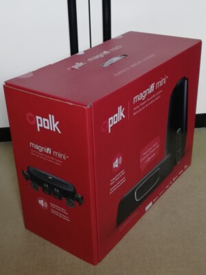 polk magnifi mini in schwarz, Soundbar mit Subwoofer, Top In Ordnung