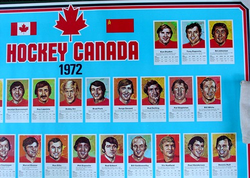 Póster de hockey Canadá•1972 Summit Series•Canadá vs URSS Rusia•NHL 24x36 - Imagen 5 de 8