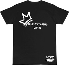 Kids Black  White - Cocky Belief T-Shirt