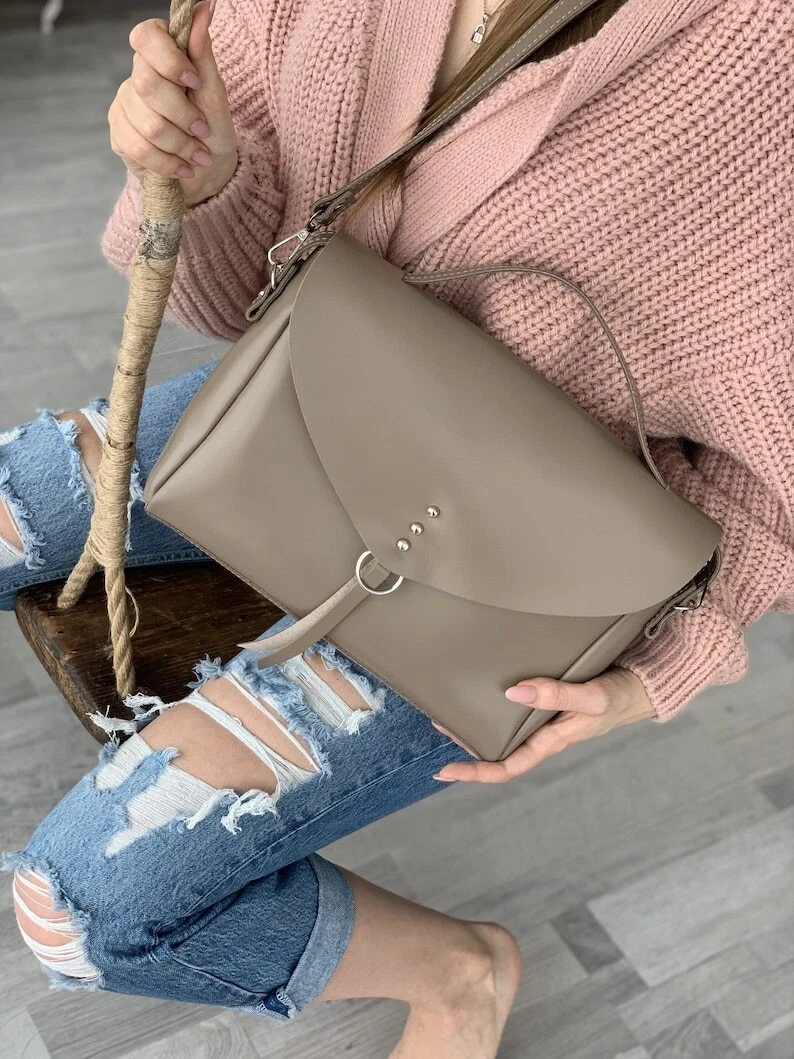 COACH Borsa a tracolla donna in pelle borsetta borsetta messenger giallo limone