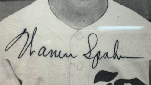 1974 TCMA WARREN SPAHN #20 PSA GRADED AUTH AUTO~Signed Outside Box Across Jersey - Picture 5 of 7