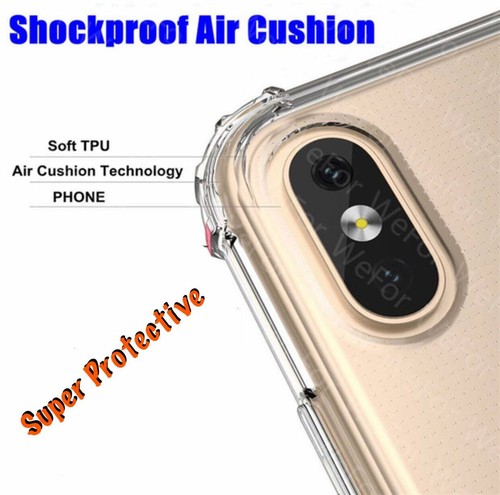 iPhone 6 6s 6+ 6s+ 7 7+ 8 8+ SE X XR XS 11 Pro Max Shockproof Clear Back Case - Picture 6 of 8