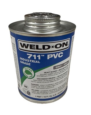 WELD-ON 13975 Pvc Gray Heavy Bodied 1-Pint