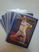 2024 Topps Series 1 & 2 - Royal Blue - You Pick - Complete Your Set