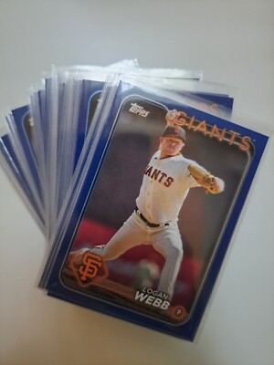 2024 Topps Series 1 & 2 - Royal Blue - You Pick - Complete Your Set