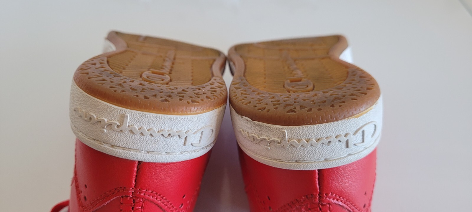 Boys Toddler Champion Court Red Hi Top Sneakers Size 11 Rare Basketball image 8