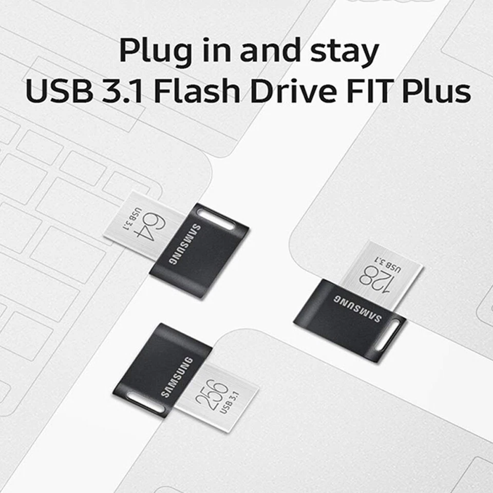 Samsung 32GB mini 64GB USB 3.1 Flash Drive 128GB FIT Plus Storage 256GB MUF lot - Image 4 of 4