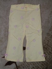 GYMBOREE "Garden Bloom" Yellow Floral Pants Size 4