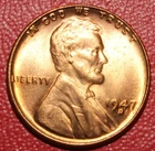 1947-D 1C RD Lincoln Cent - UNC #6457