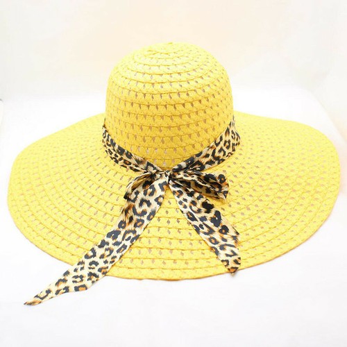 Women Brim Straw Hat Sun Floppy Wide Brim Hats Bowknot Folding Beach Caps Hom JE - Picture 15 of 24